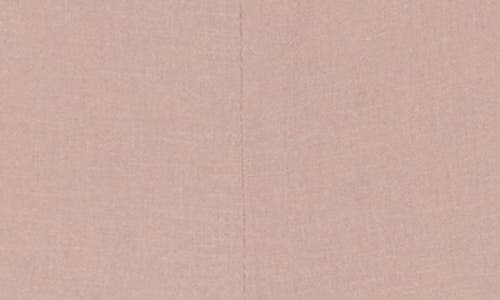 Vince Linen Blend Crop Wide Leg Pants In Rose Pearl