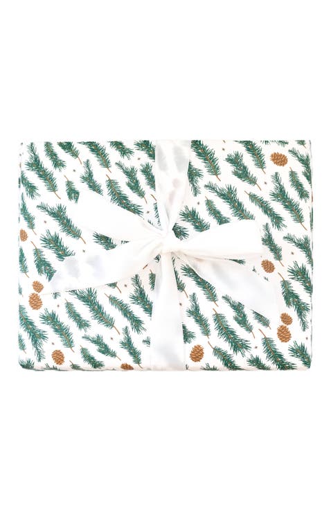 Pine Pattern Holiday Wrapping Paper wrapping paper