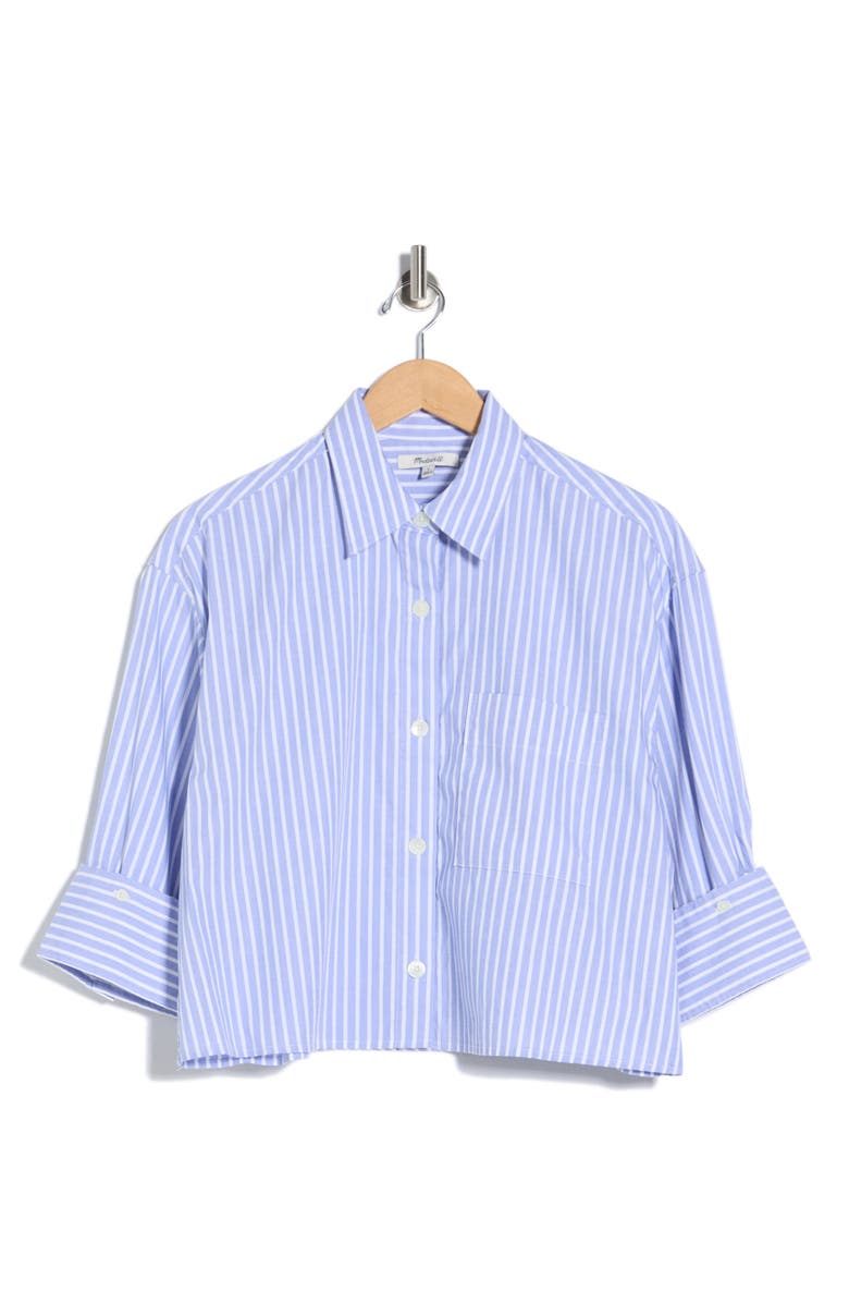 Madewell Stripe Cotton Button-Up Shirt, Alternate, color,