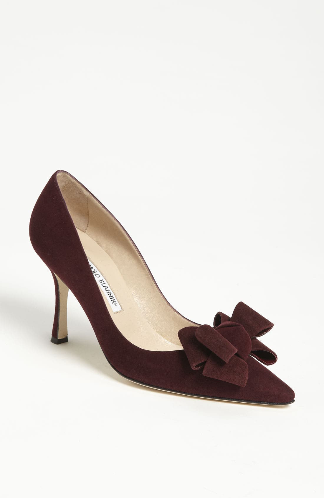 Bow Pump, Main, color, BURGUNDY