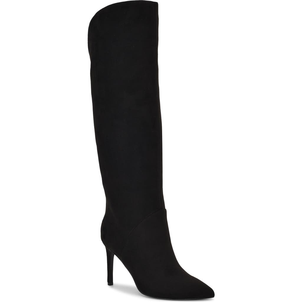 Nine West Womens Razla Tall Stiletto Dress Boots In Black