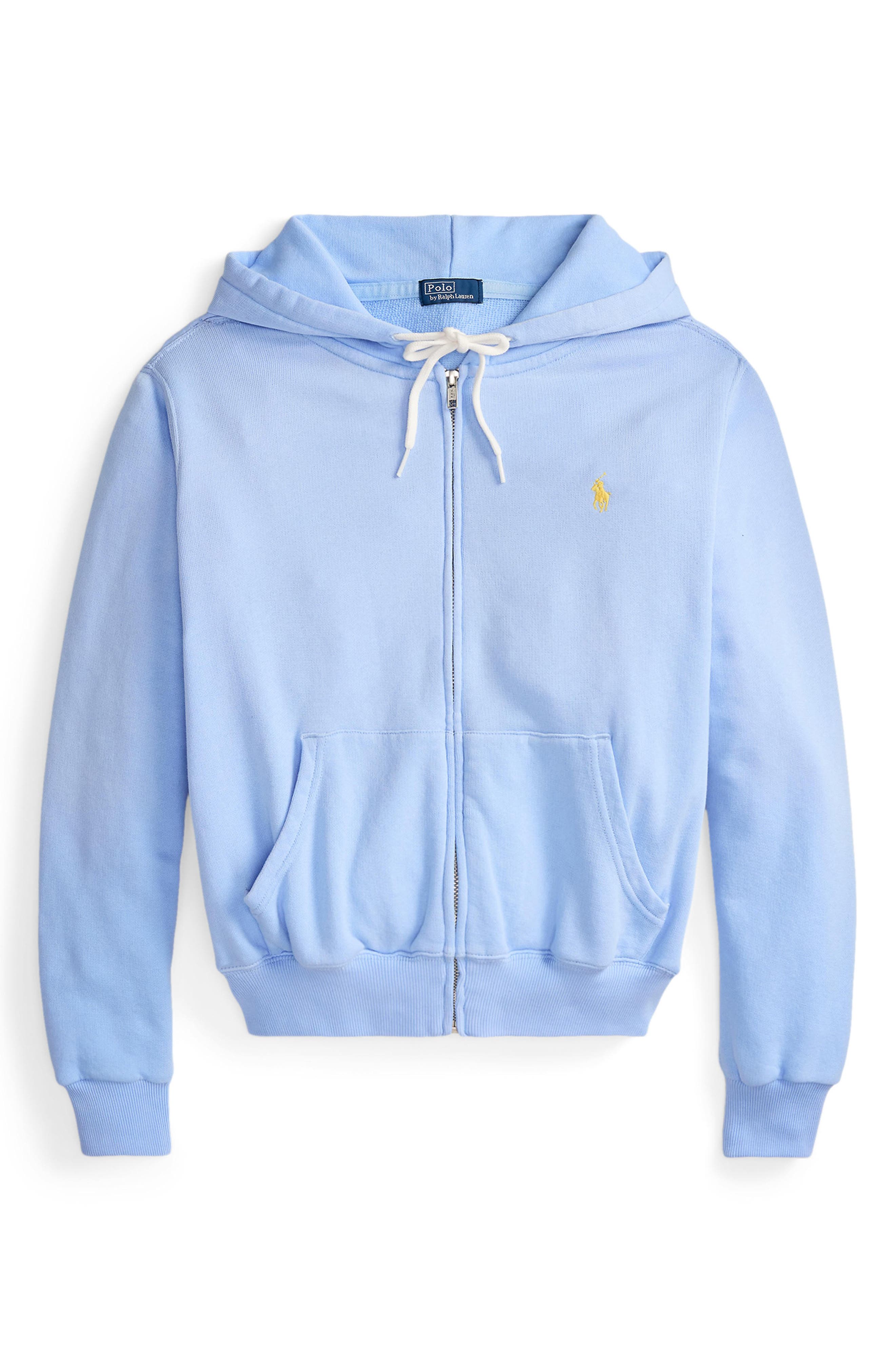 Polo Ralph Lauren Full Zip Cotton Blend Fleece Hoodie (Women