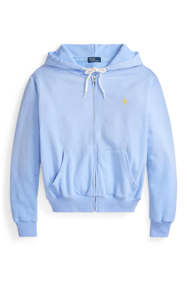 Polo Ralph Lauren Full Zip Cotton Blend Fleece Hoodie (Women