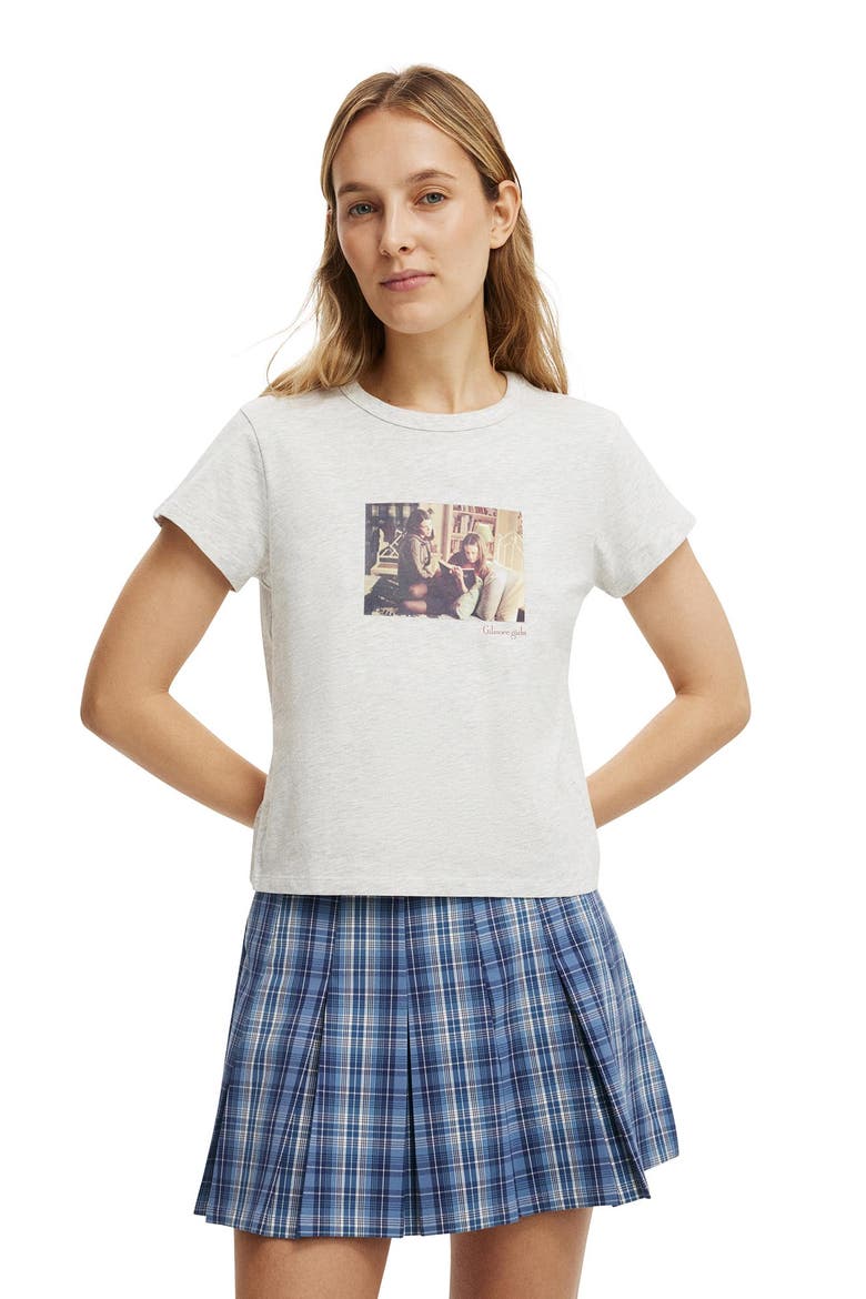 Women's Lcn Original Graphic Tee, Main, color, Gilmore Girls Reading  Soft