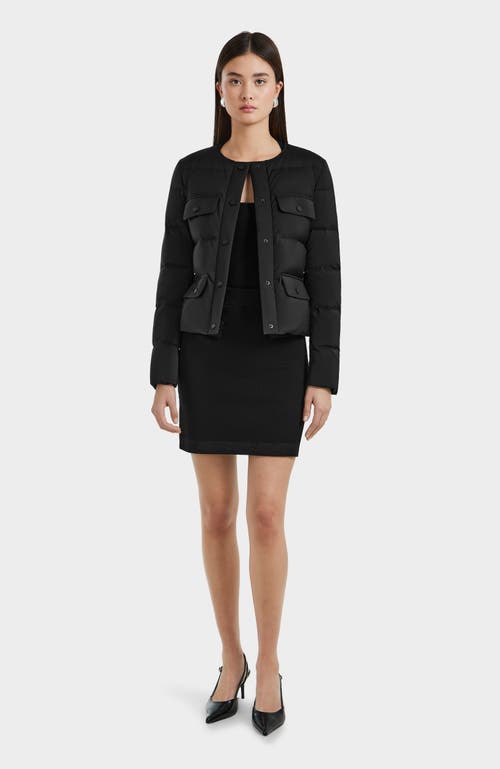 Rudsak Quilted Light Down Jacket In Black