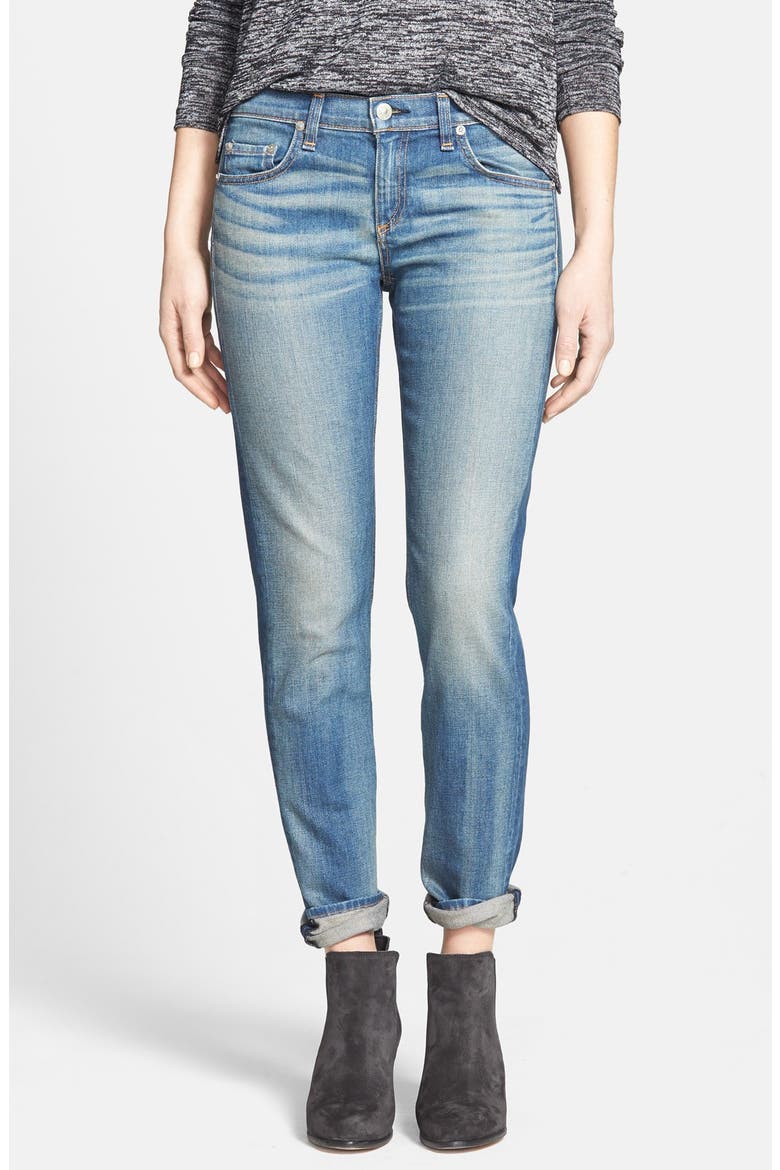 'The Dre' Slim Fit Boyfriend Jeans (Nordstrom Exclusive), Main, color, GOLDEN