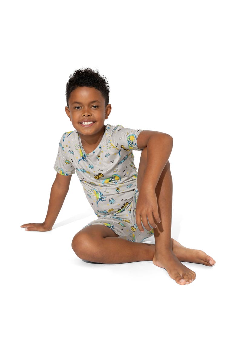 Batman Kids 2-Piece Short Sleeve & Shorts Pajama Set, Alternate, color, Batman