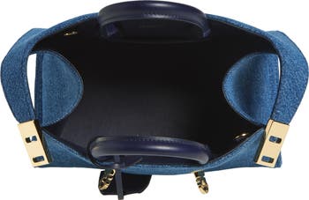 ハンドバッグ FERRAGAMO DENIM LEATHER HUG MINI TOP HANDLE BAG FERRAGAMO Mini Hug Denim Top Handle Bag | Nordstrom