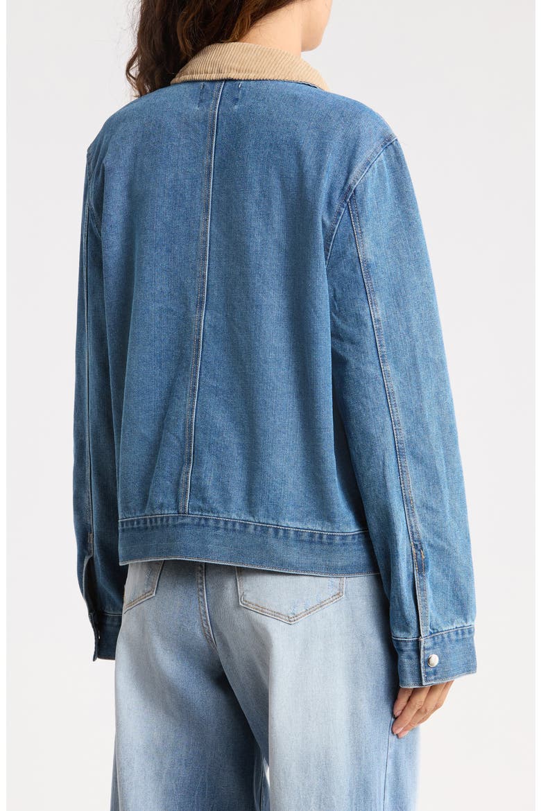 Denim Barn Jacket, Alternate, color, MEDIUM WASH