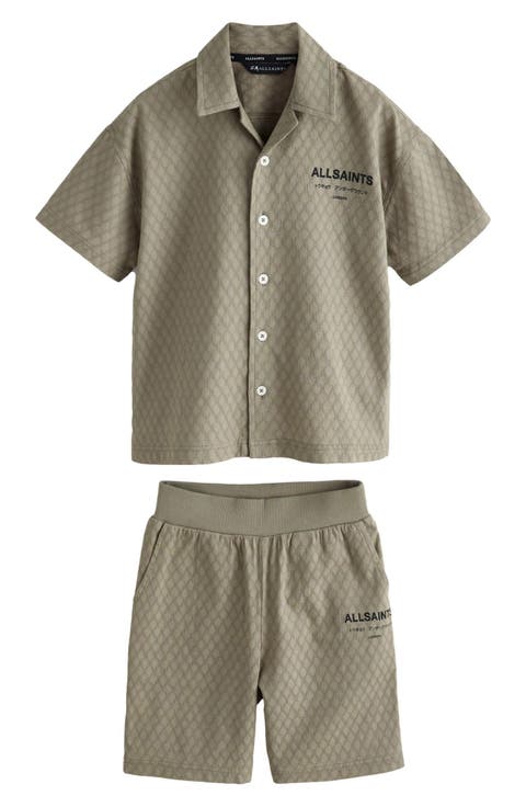Kids' smALLSAINTS Underground 2-Piece Shirt & Shorts Set