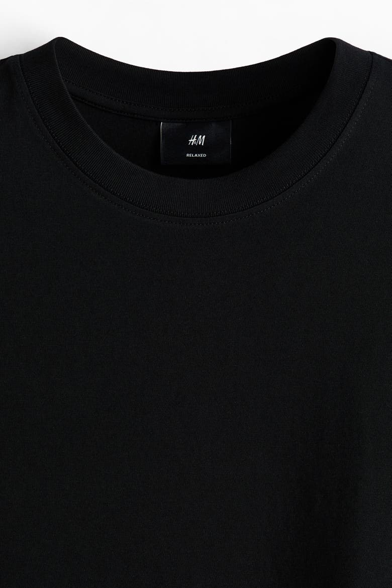 3-pack Relaxed Fit T-shirts, Alternate, color, Black/teal/brown