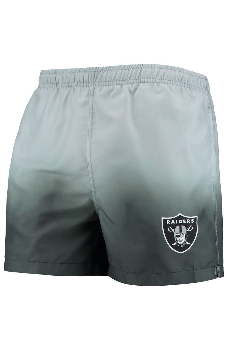 FOCO Men's FOCO Black/ Las Vegas Raiders Dip-Dye Swim Shorts, Alternate, color, Black