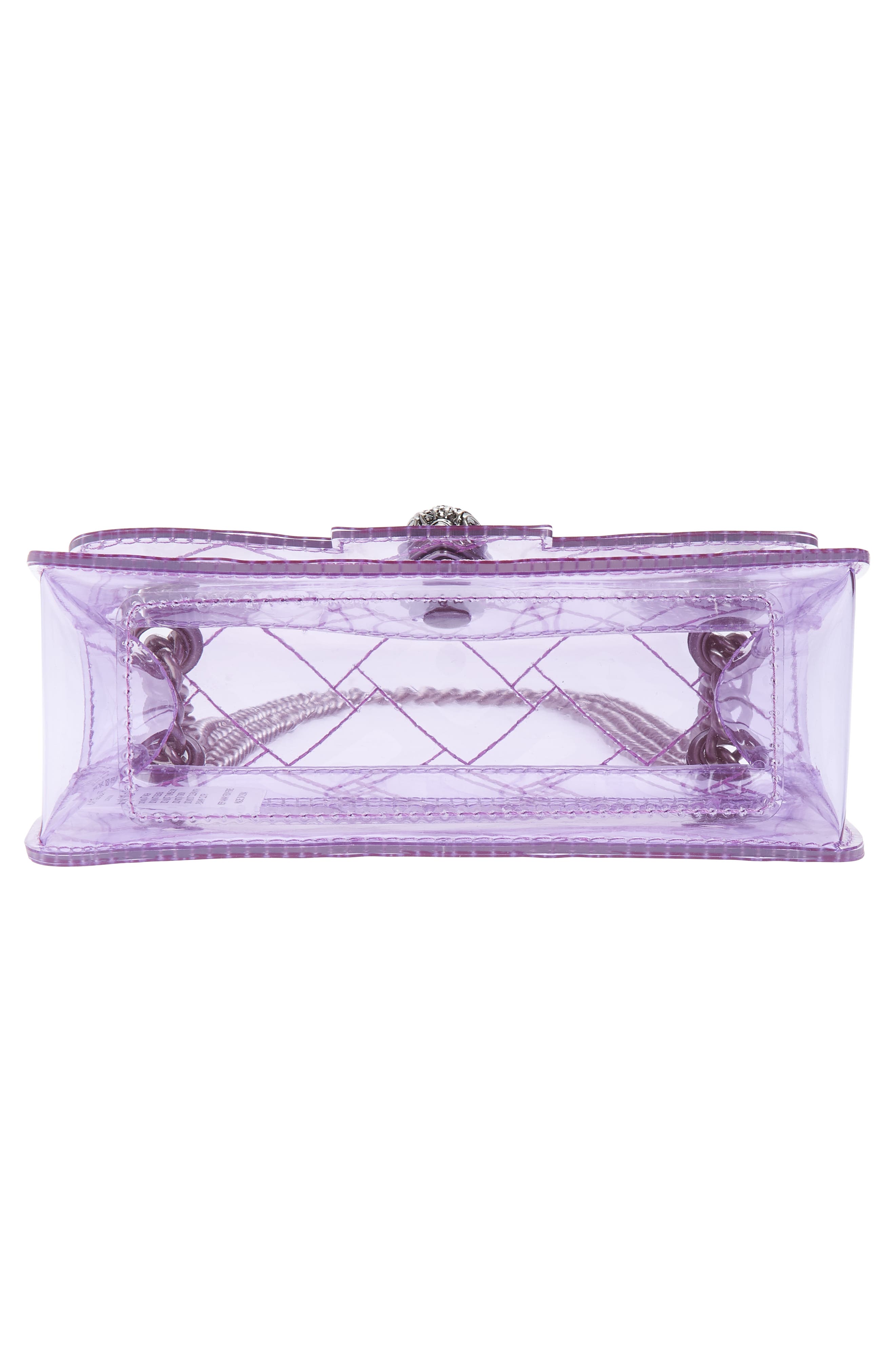 Kurt Geiger London Rainbow Shop Mini Kensington Transparent Shoulder Bag, Alternate, color, 