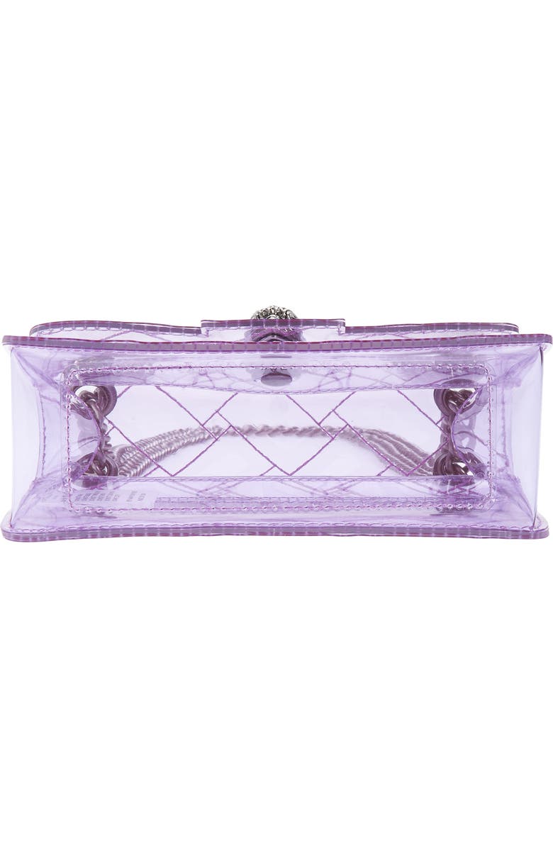 Kurt Geiger London Rainbow Shop Mini Kensington Transparent Shoulder Bag, Alternate, color,