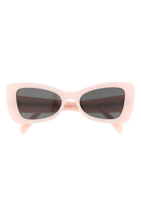 Bold 3 Dots 54mm Butterfly Sunglasses