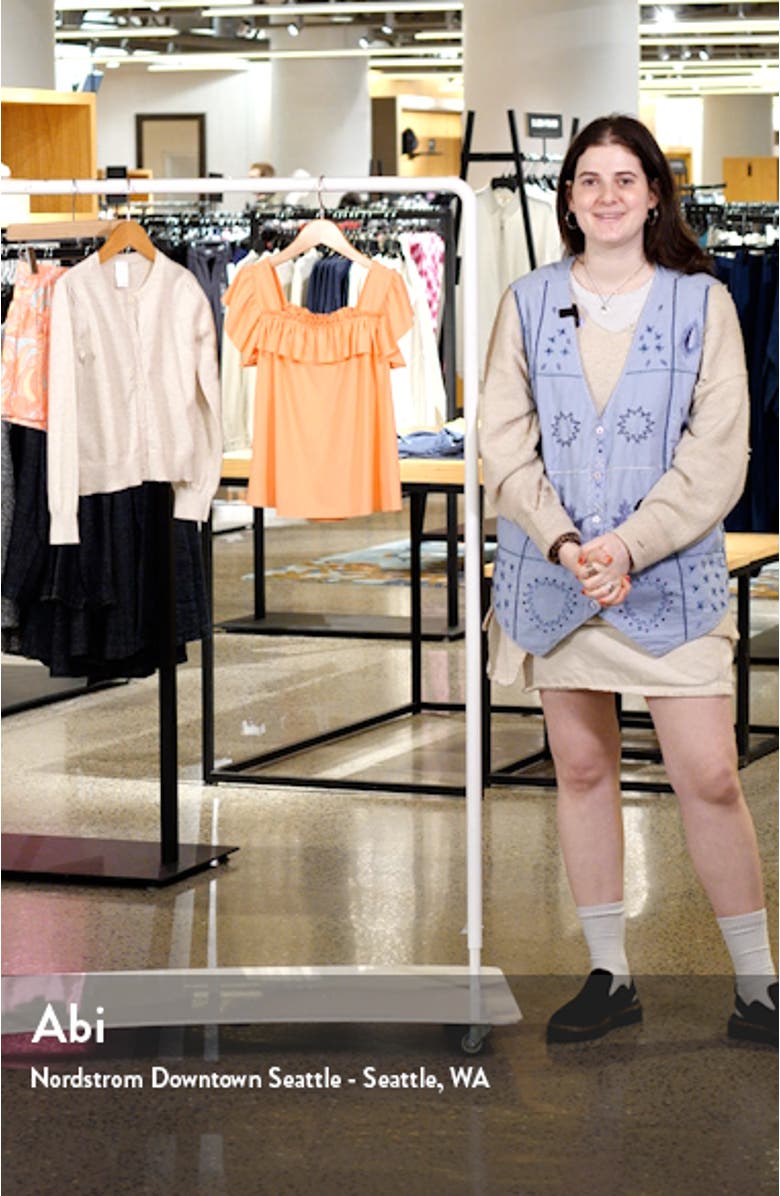 Kids' Ruffle Front Babydoll Top, sales video thumbnail