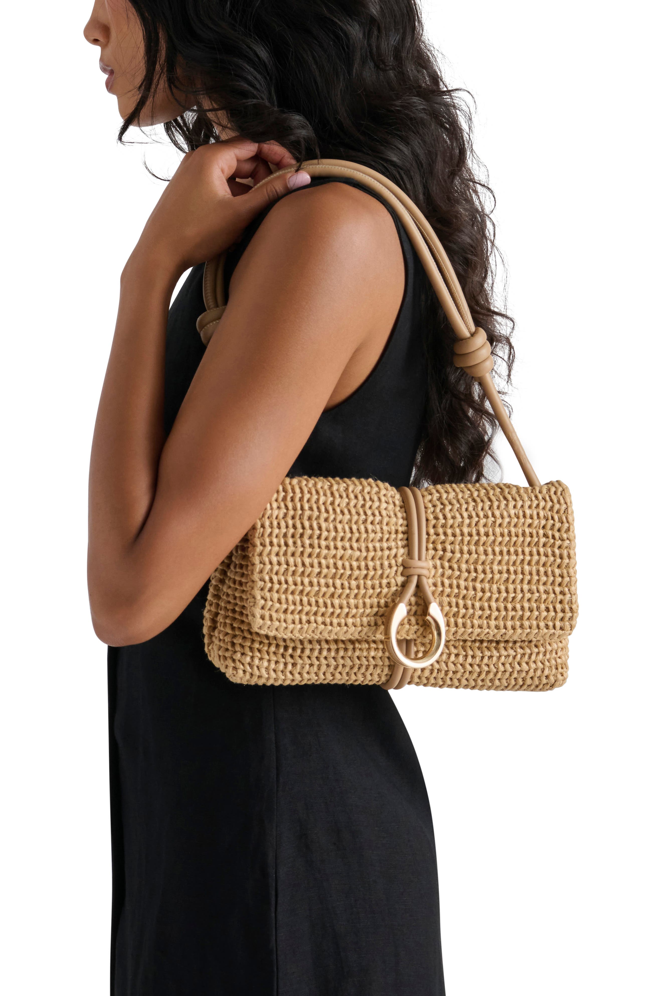 Amina Shoulder Bag, Alternate, color, NATURAL