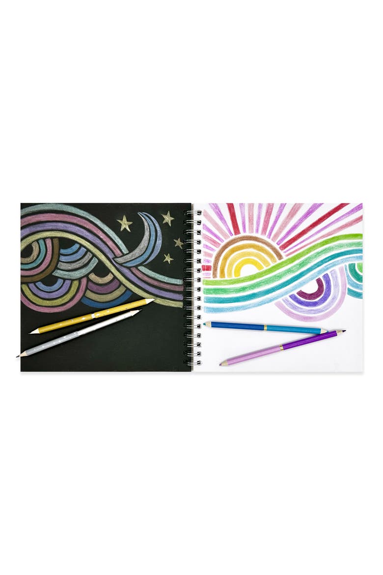 Sketch Stuiod 10-Piece Double-Ended Pencil Case, Alternate, color, MULTI