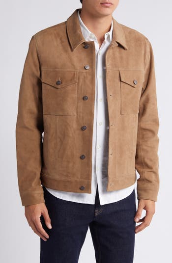 Lightweight suede jacket mens sales