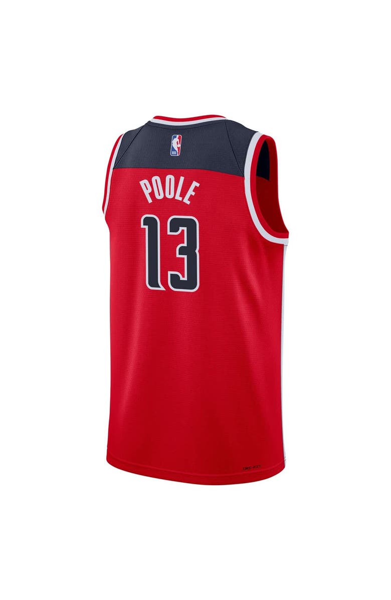Nike Youth Nike Jordan Poole Red Washington Wizards Swingman Jersey - Icon Edition, Alternate, color, Red