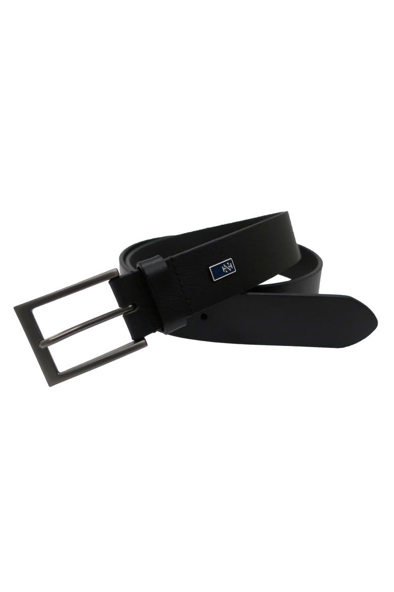Mens Leather Jean Belt, Main, color, Black