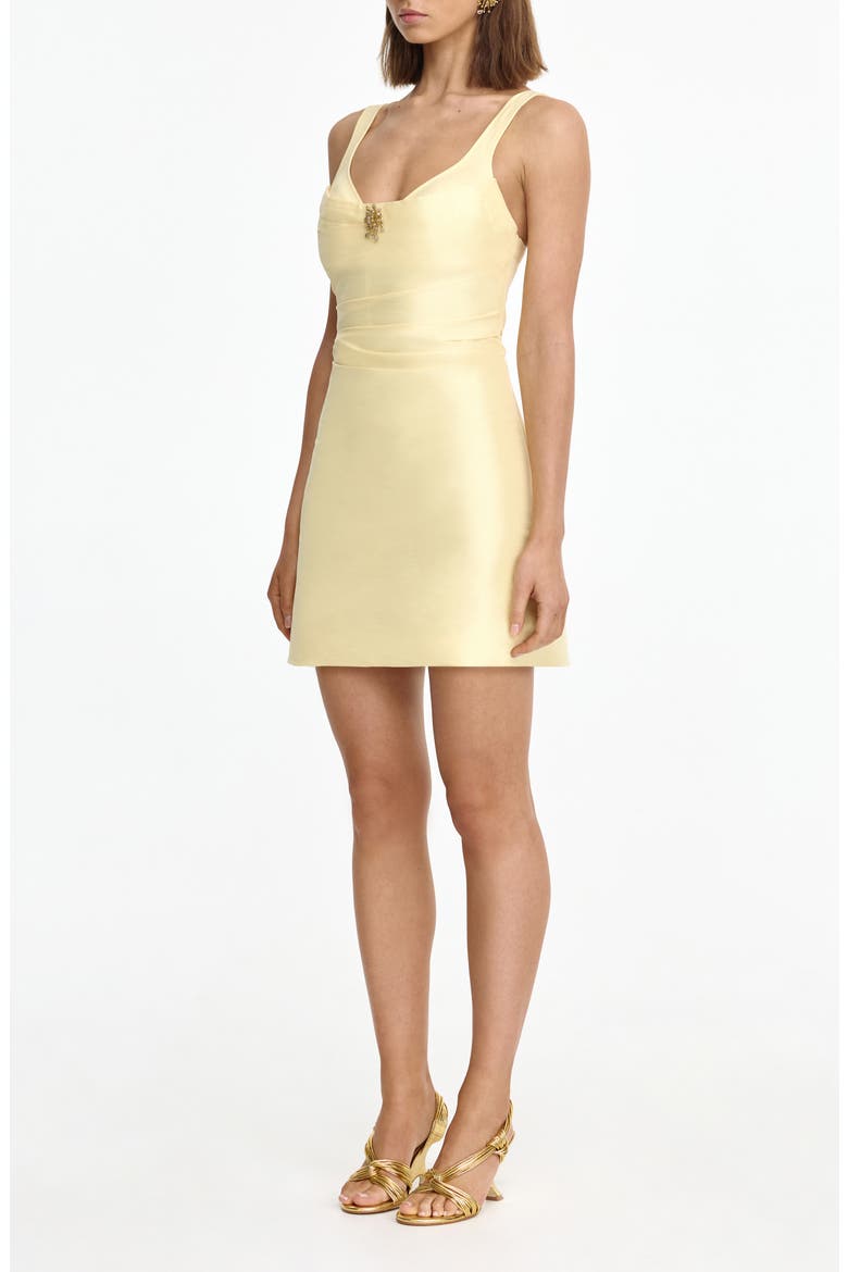 Newcatton Cocktail Minidress, Alternate, color, LEMON SORBET