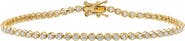 BY ADINA EDEN Diamond Cupcake 1 carat Tennis Bracelet 14K