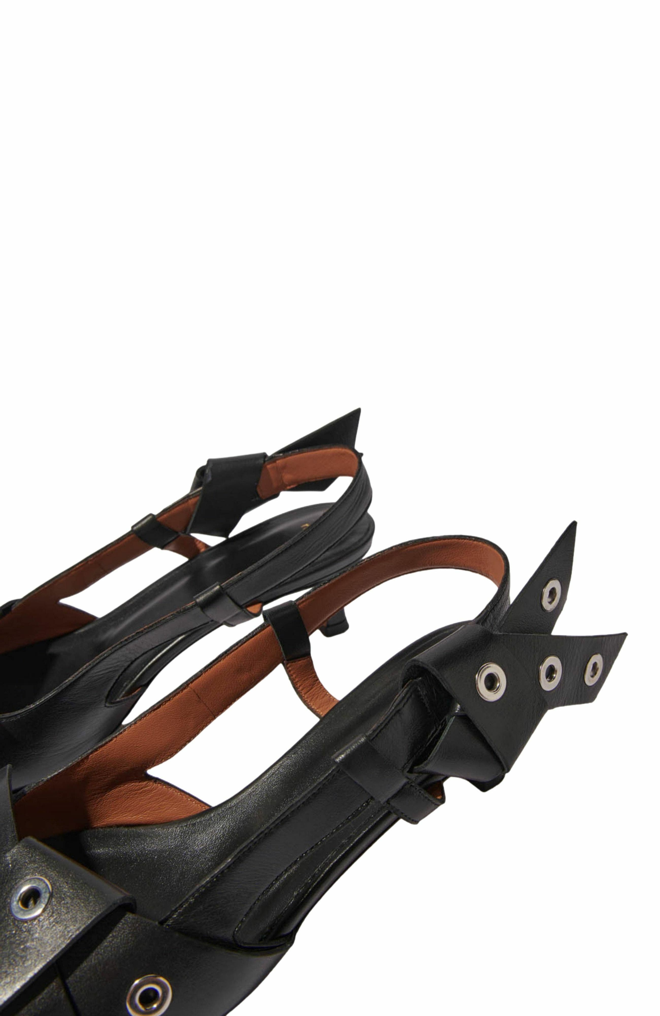 maje Pointed pumps with bow detail, Alternate, color, 