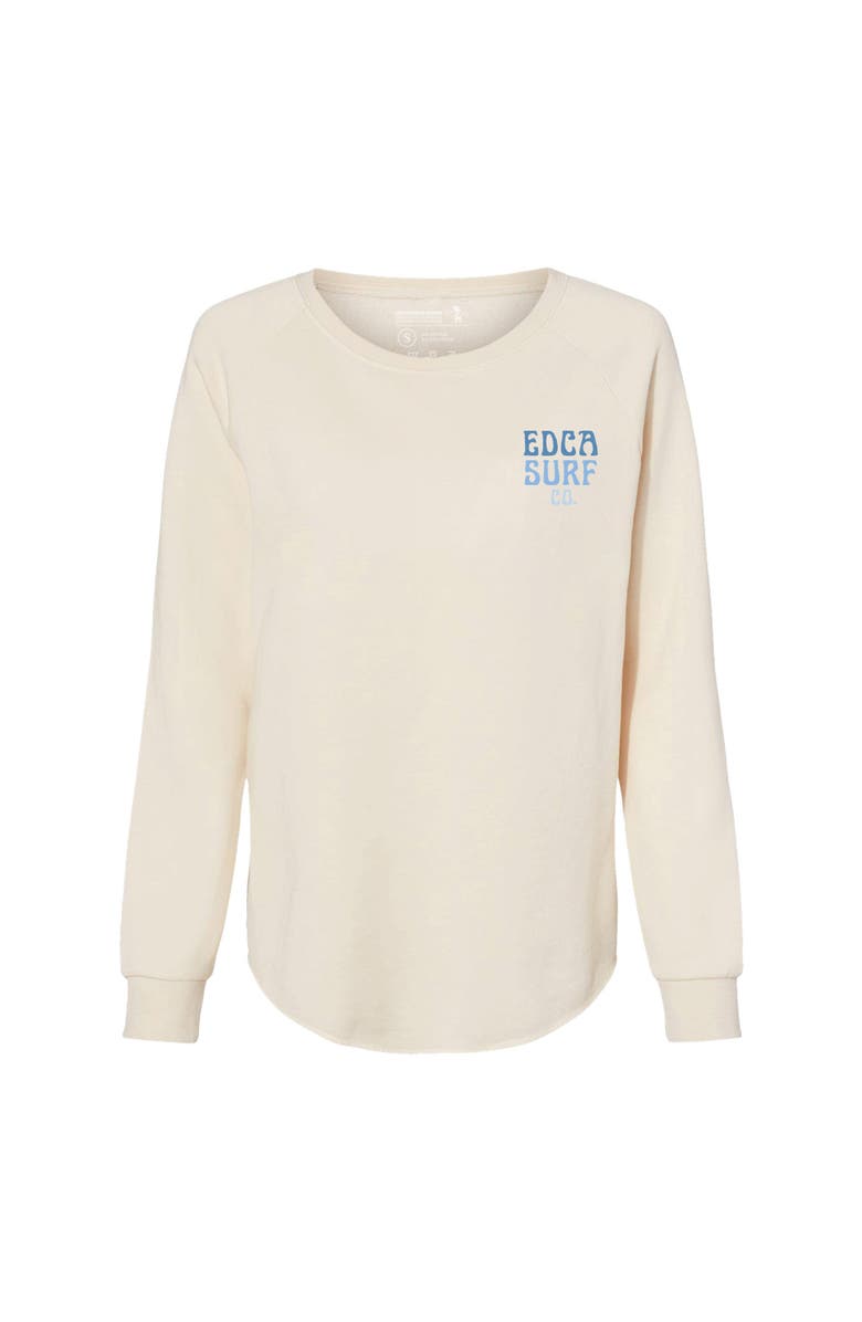 Everyday California Made for the Sea Women's Crewneck Sweater, Alternate, color, Teal