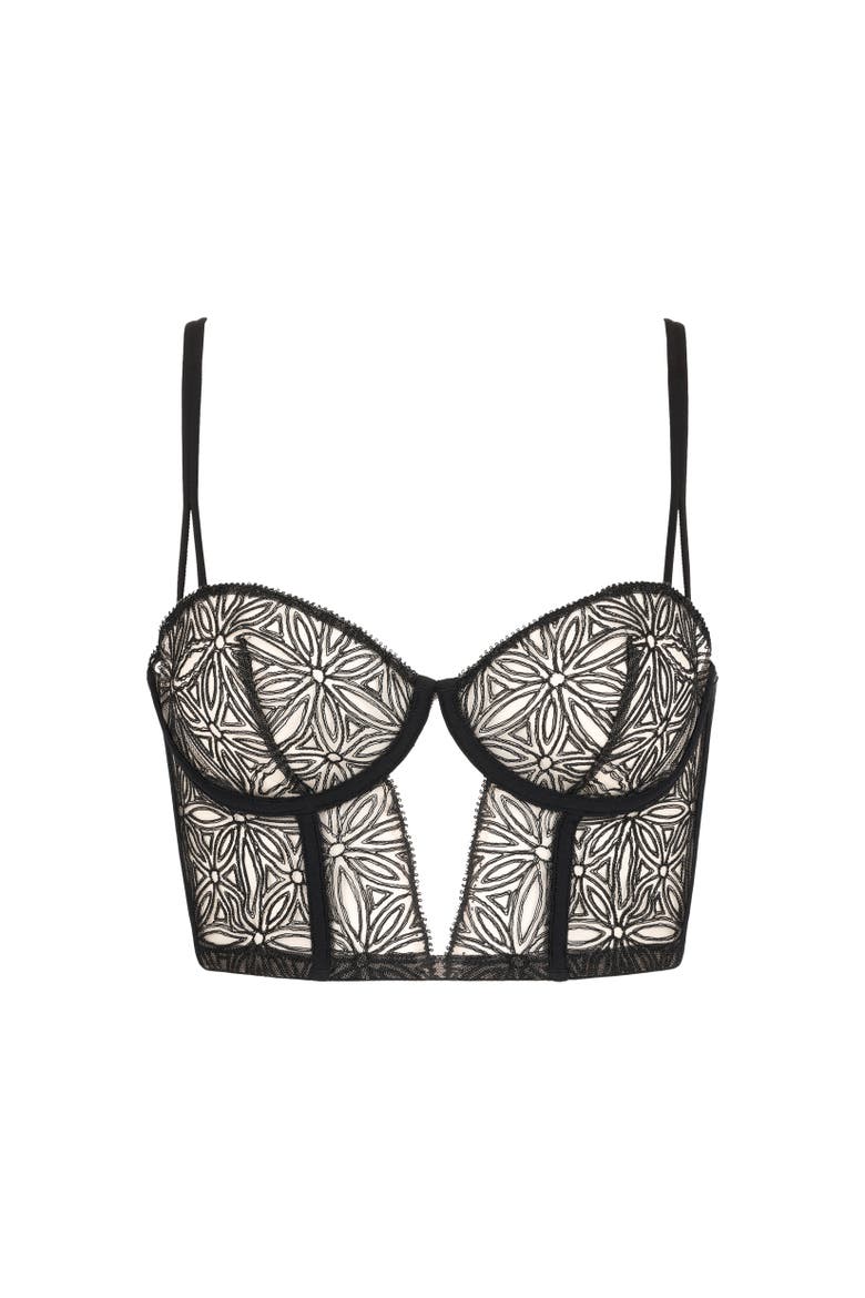 Infini Lace Bustier, Main, color, Black