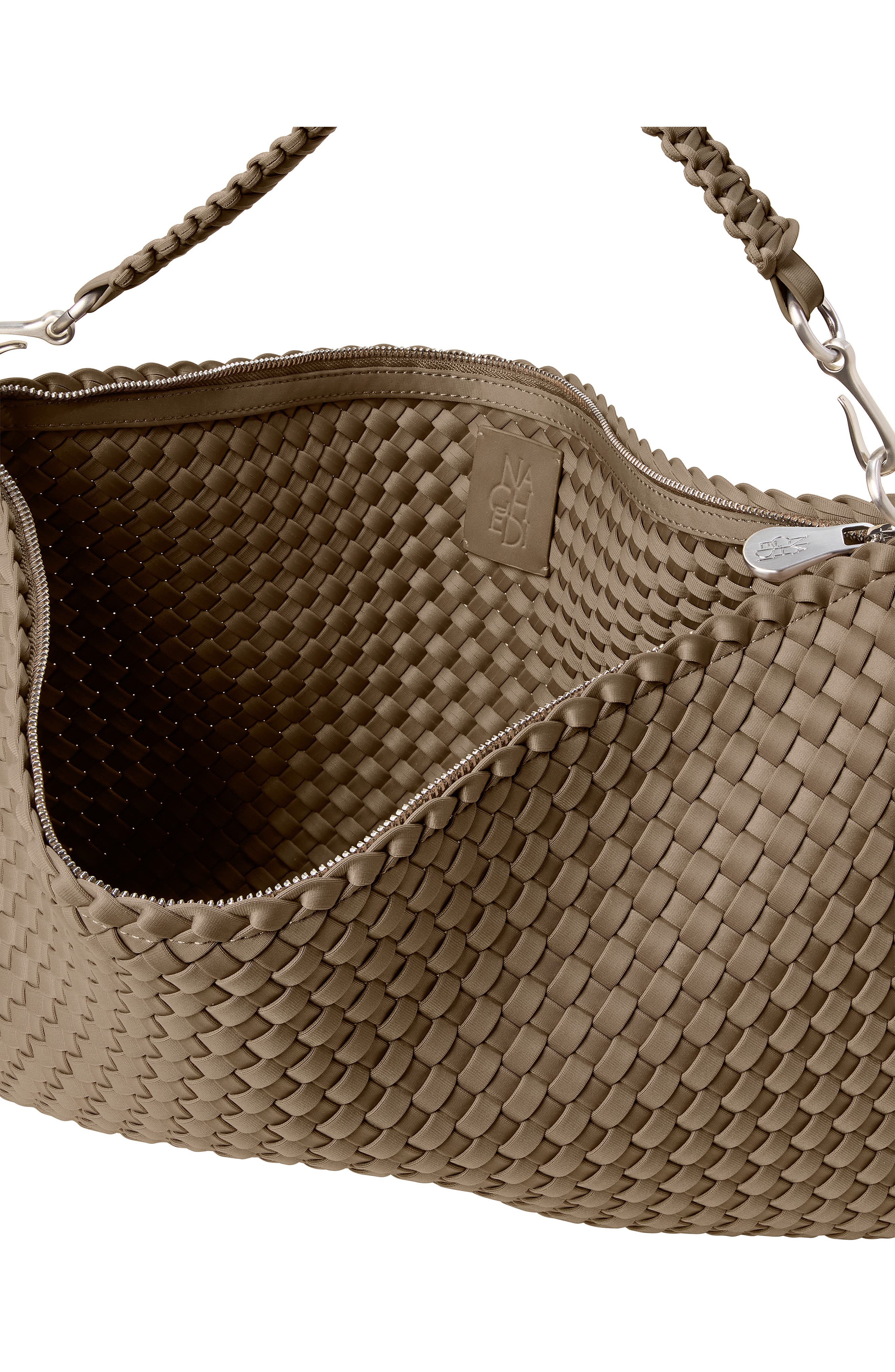 Medium Porto Half Moon Shoulder Bag, Alternate, color, CASHMERE
