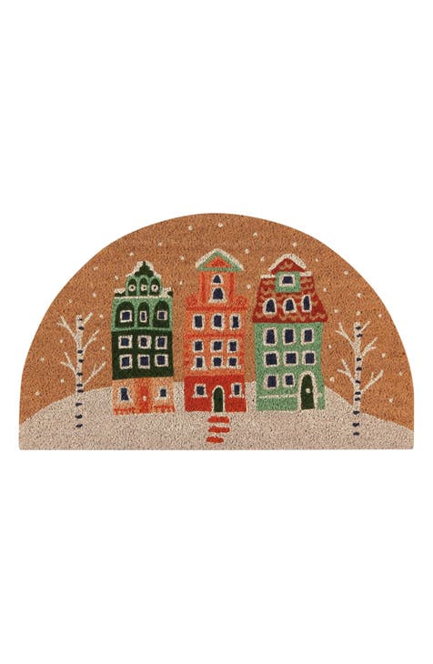 Candy Cane Lane Doormat