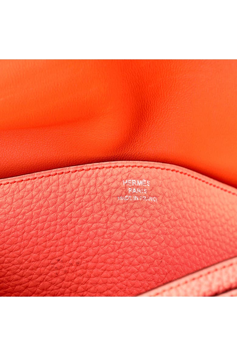 Dogon Recto Verso Wallet Leather, Alternate, color, Orange Poppy