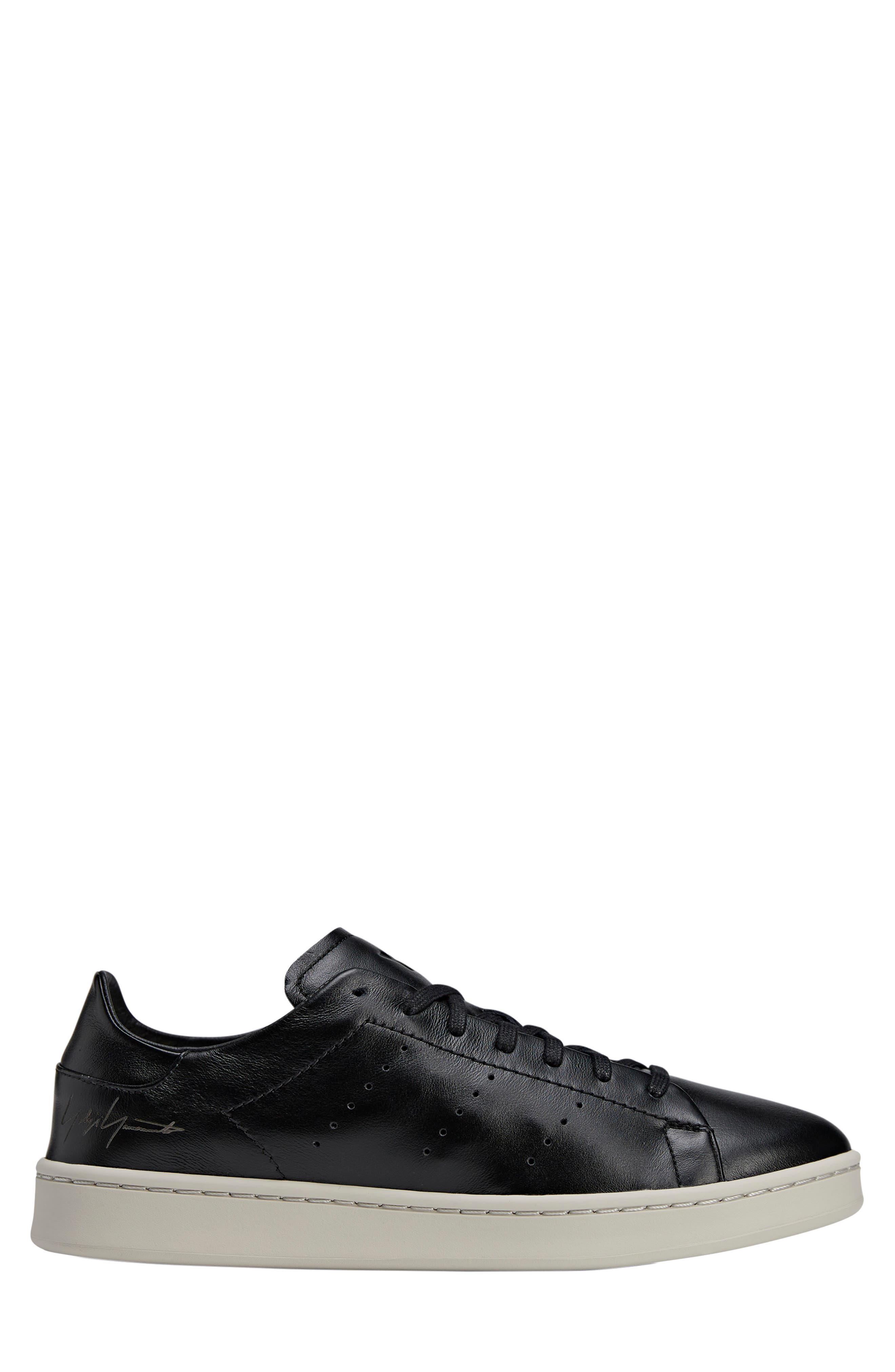adidas Y-3 Stan Smith Sneaker, Alternate, color, Black/ Black/ Talc