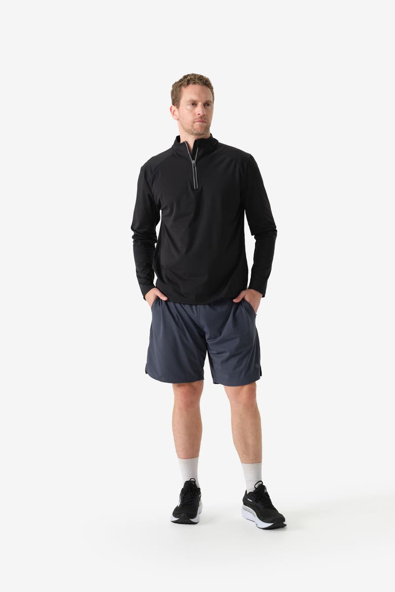 Men's Everyday 1/4 Zip Top, Alternate, color, Black