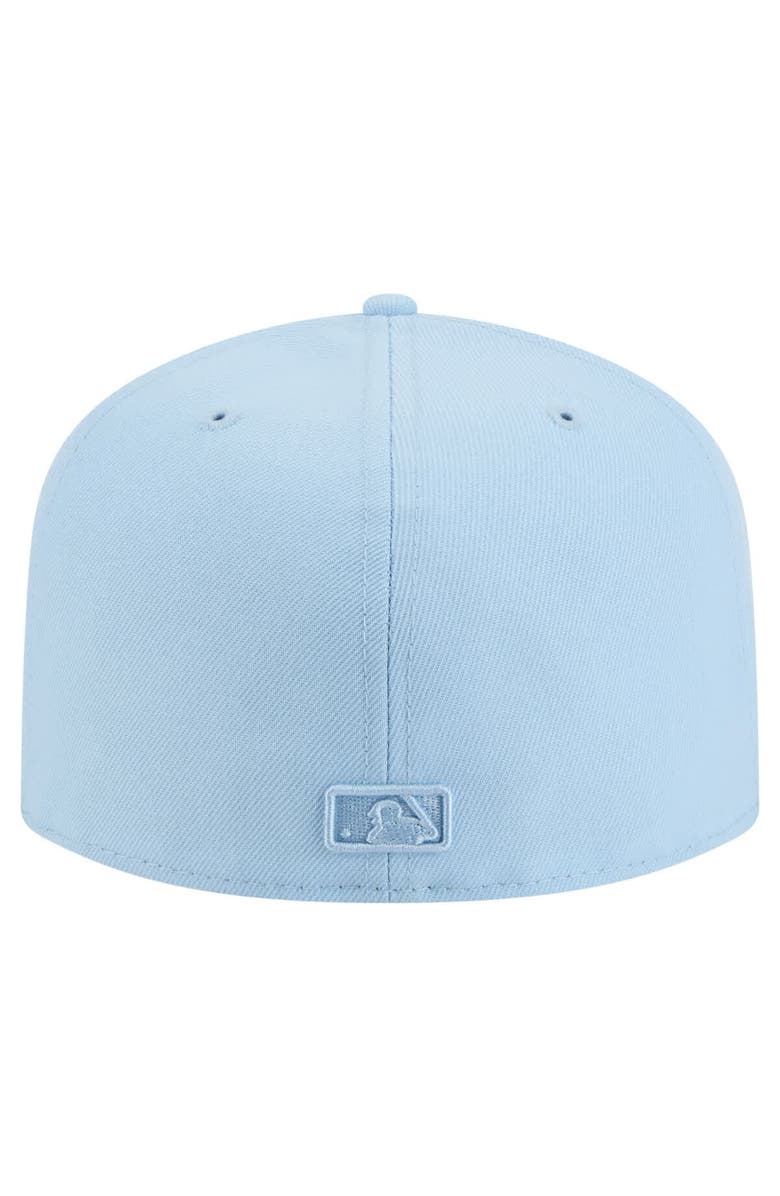 New Era Men's New Era  Light Blue Washington Nationals Color Pack A-Frame 59FIFTY Fitted Hat, Alternate, color, 