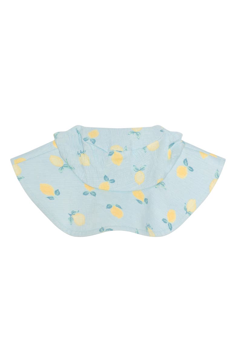 Petit Lem’s Mini Threads Skirted Bodysuit, Hat & Sunglasses Set, Alternate, color, Lemons