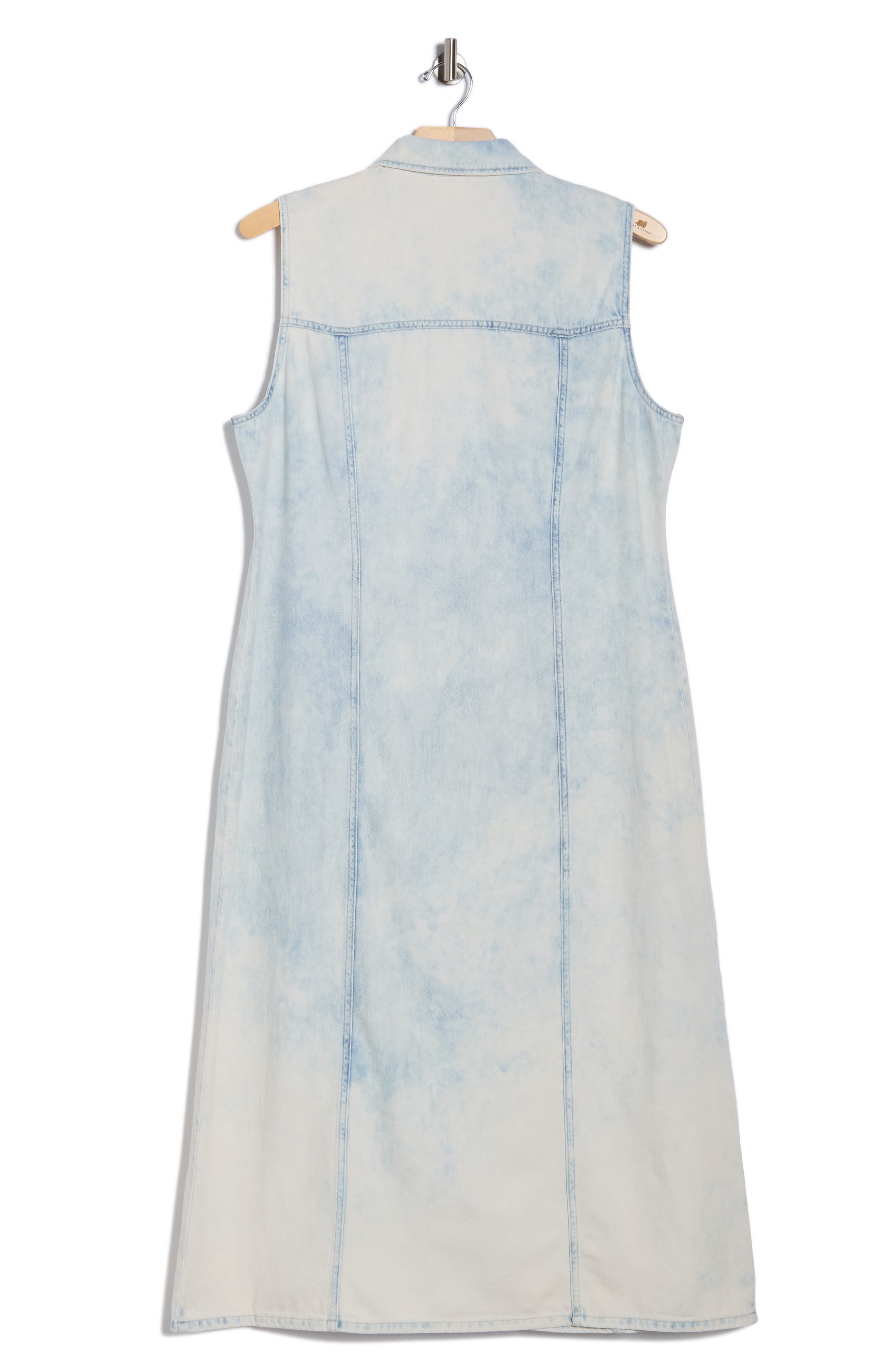 Sleeveless Denim Maxi Dress - image 2