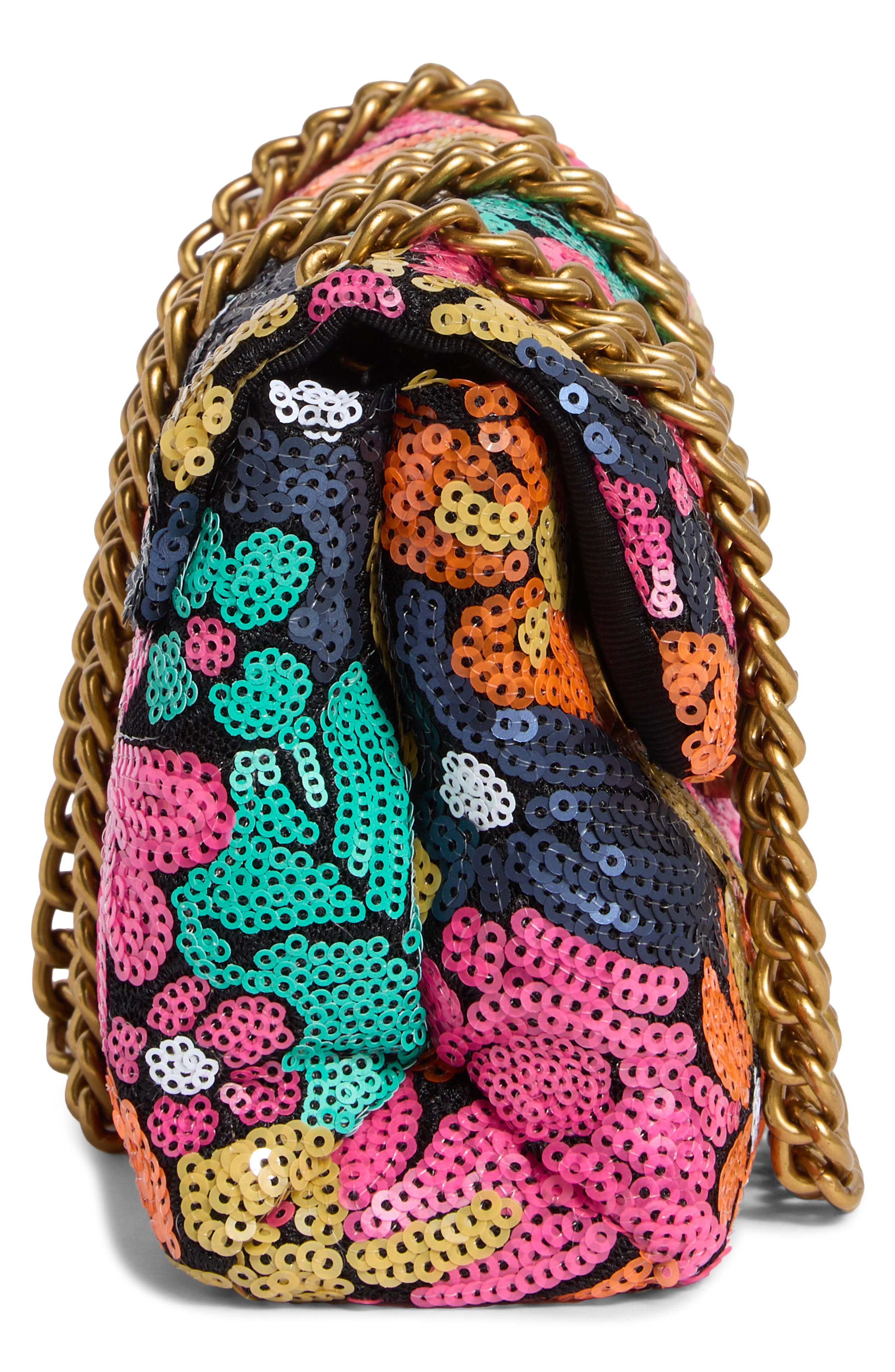 Kurt Geiger London Mini Brixton Sequin Shoulder Bag, Alternate, color, 