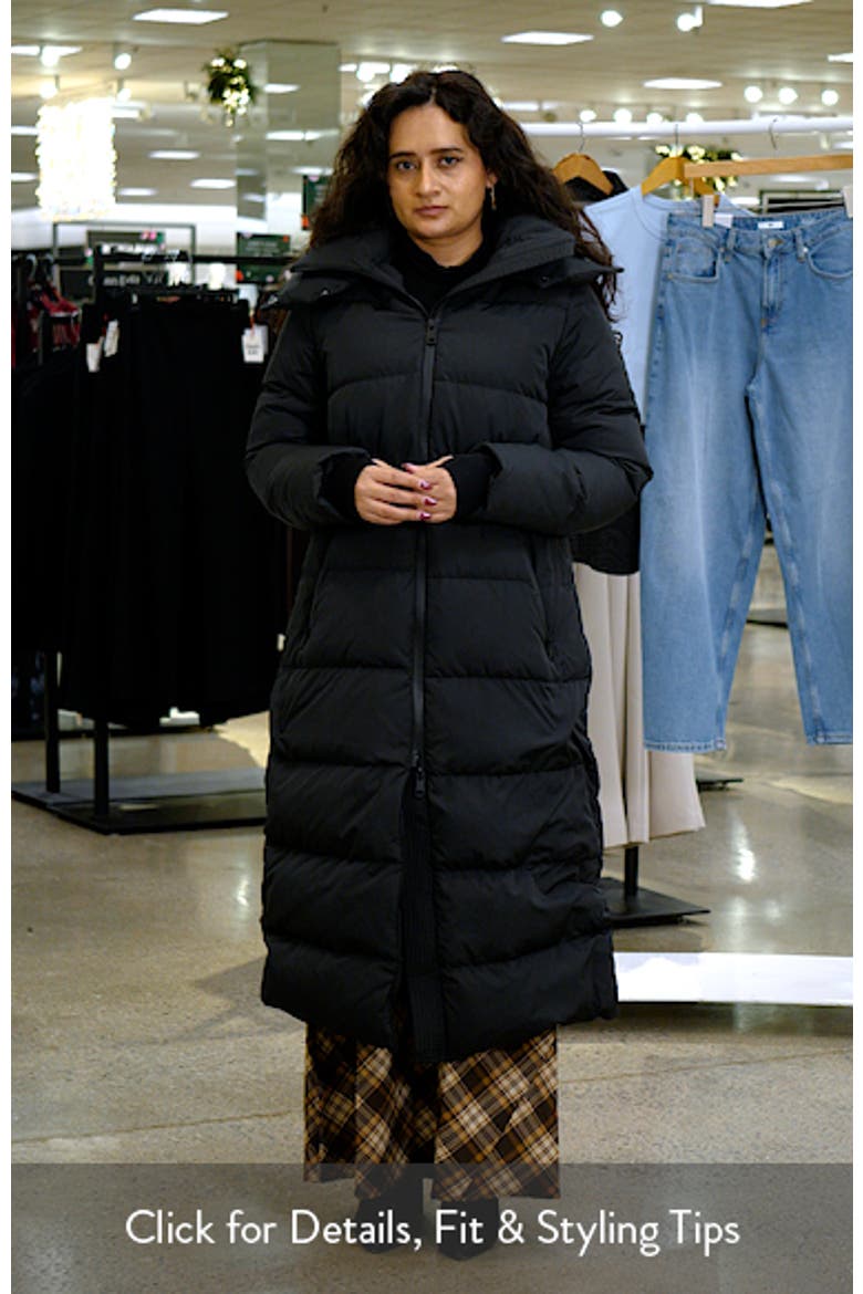 Colette Longline Puffer Coat with Removable Hood video
