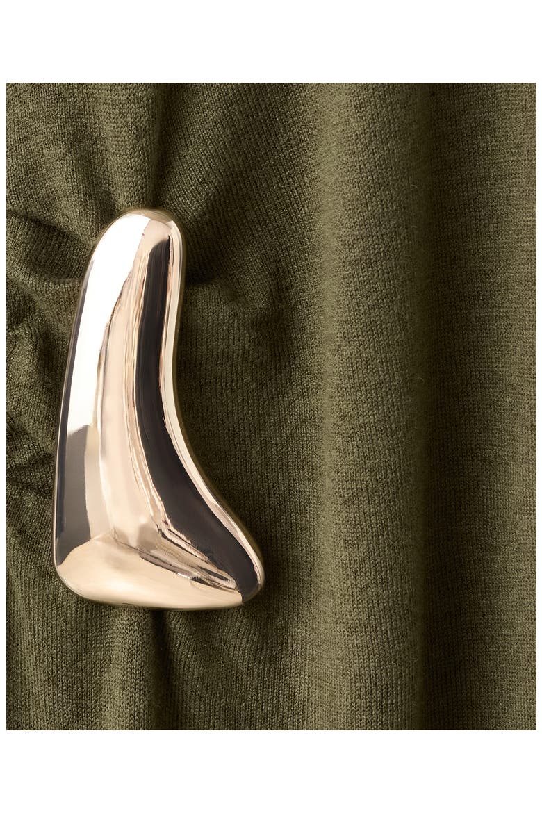 Turtleneck Long Sleeve Knit Dress, Alternate, color, KHAKI GREEN