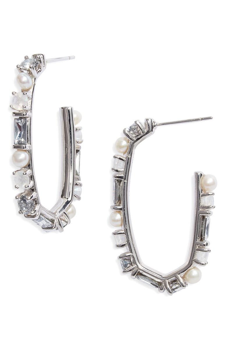 Kendra Scott Madelyn Hoop Earrings, Main, color,