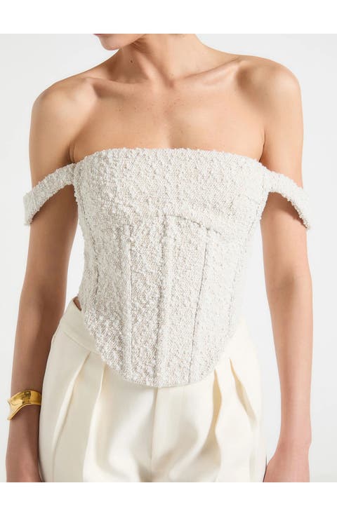 Bonnie Boucle Bardot Corset Top