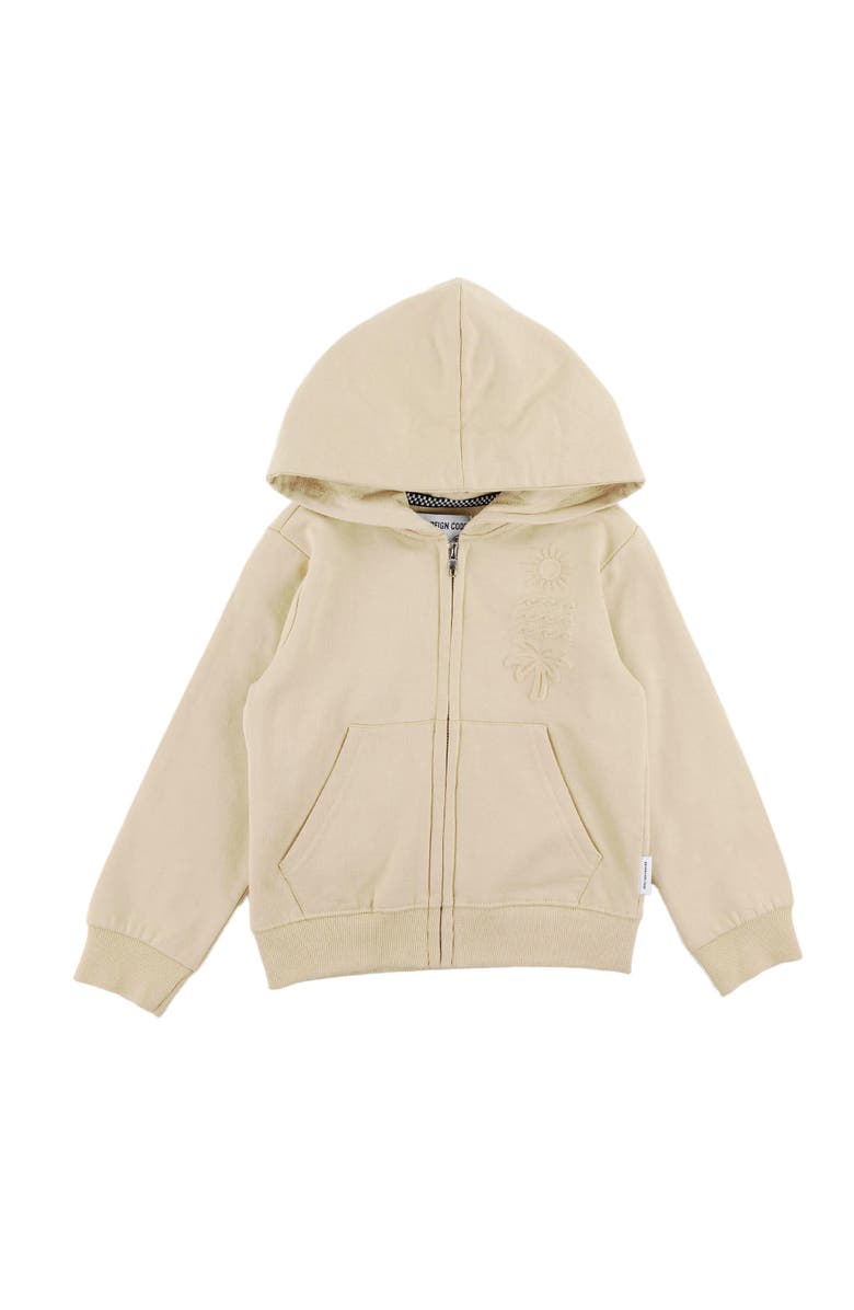 Sovereign Code Louis Zip-Up Hoodie, Main, color, Irish Cream