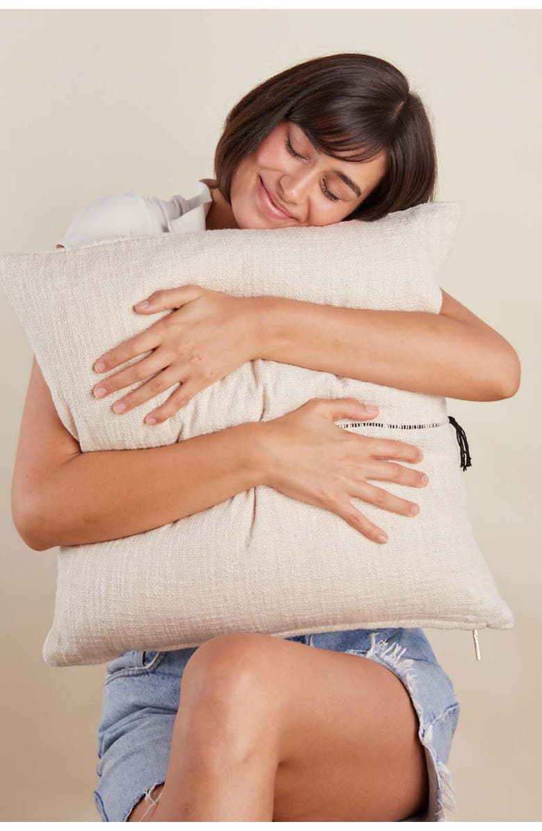 Pillowpia Minerva Pillow Cover, Alternate, color, Cream