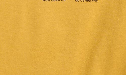 Vans Kids' Next Stop Harvest Cotton Graphic T-shirt In Harvest Gold