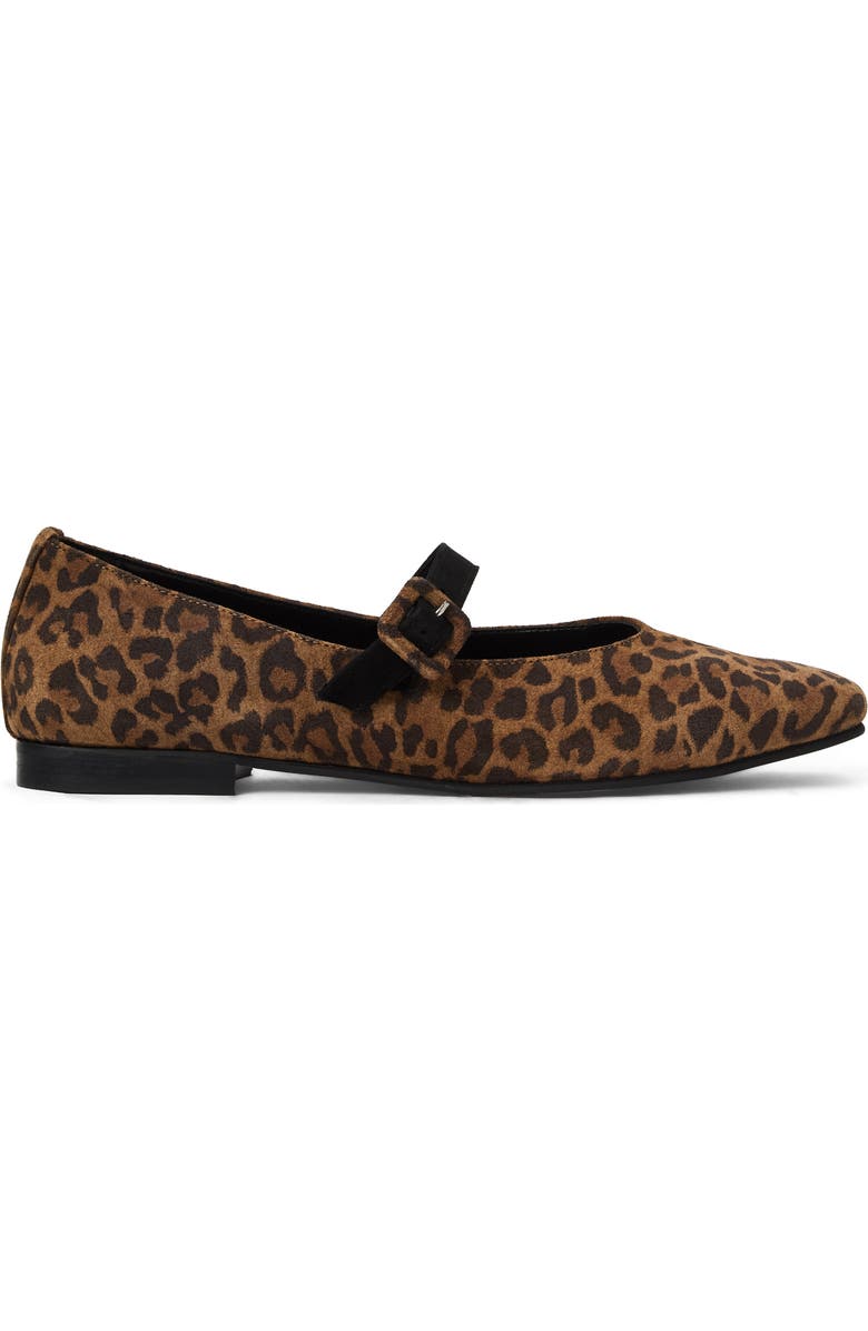 Bruno Magli Elissa Mary Jane Flat, Alternate, color, Leopard Suede