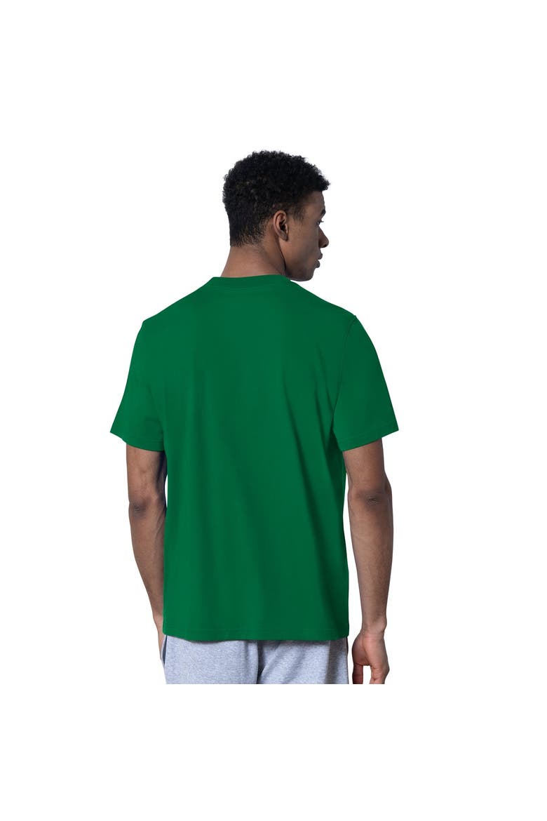 Men's Starter  Kelly Green/Heather Gray Philadelphia Eagles Two-Pack Throwback Logo T-Shirt Set, Alternate, color, Kelly Green