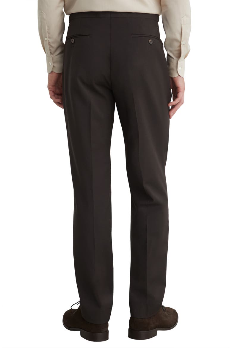 Dream Tailored Fit Wool Blend Trousers, Alternate, color, CHOCOLATE BROWN