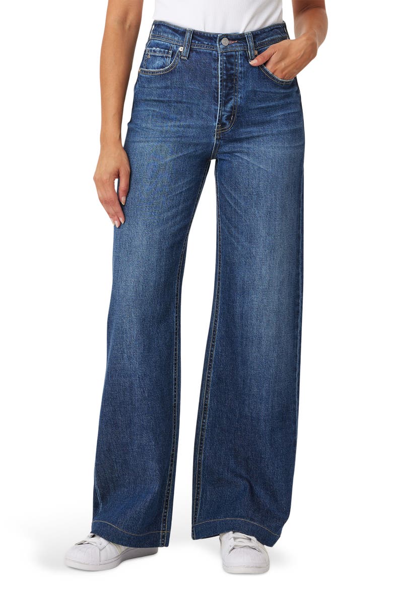 The Daze High Waist Wide Leg Jeans, Main, color, I CAN STAY ALL DAY